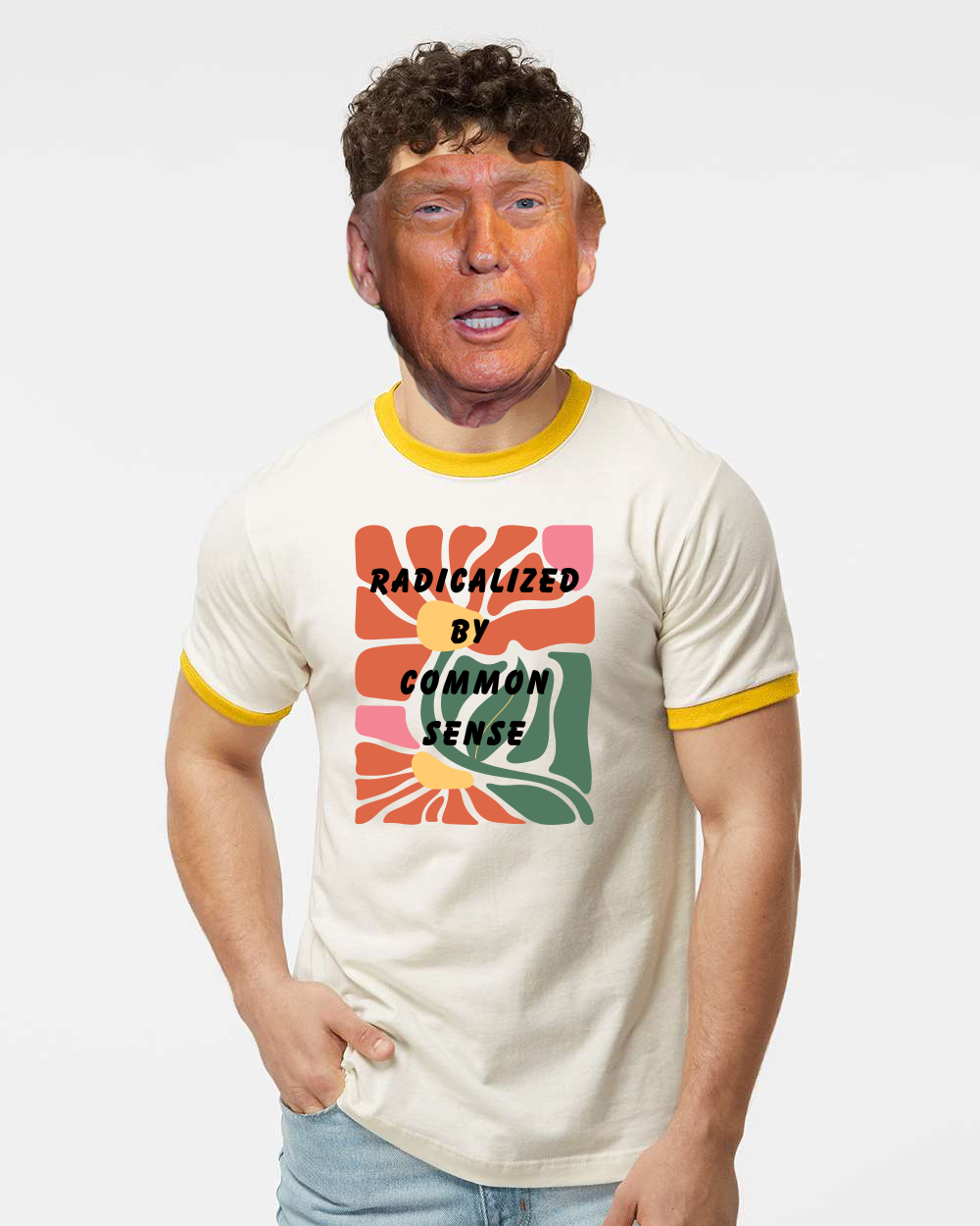 Radicalized by Common Sense Ringer Tee